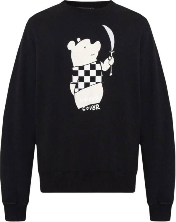 Undercover Men Clothing T Shirts Polos Czarny Ss23 , Zwart, Heren