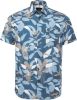 Vanguard Shirt met korte mouwen lyocell katoensign , Blauw, Heren online kopen