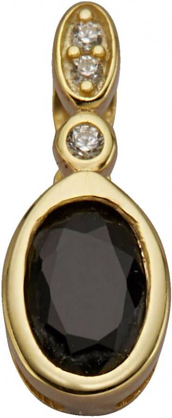 KLiNGEL Hanger met saffier Goudkleur