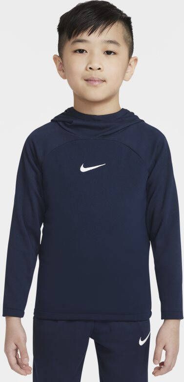 Nike Dri FIT Academy Pro Voetbalhoodie voor kleuters Blauw