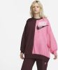Nike Sportswear Extra oversized danssweatshirt van fleece Rood online kopen