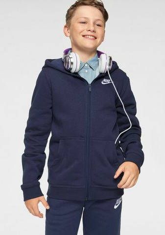 Nike Kids Nike Sportswear Club Hoodie met rits voor kids Blauw