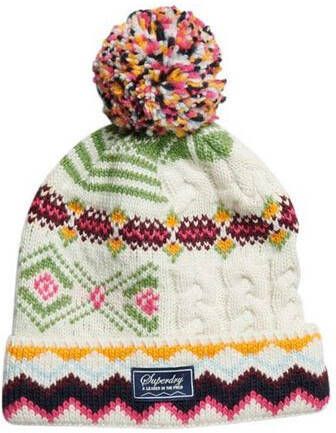 Superdry Vintage Fairisle Beanie Senior