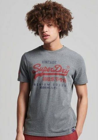Superdry Shirt met ronde hals VINTAGE VL CLASSIC TEE
