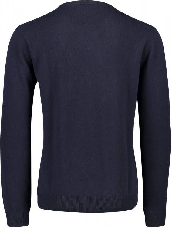 Gant lamswollen trui donkerblauw ronde hals XXX-Large