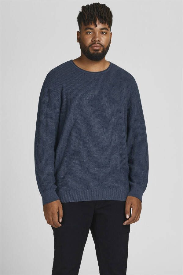 JACK & JONES PLUS SIZE trui JPRBLUCARLOS Plus Size mood indigo