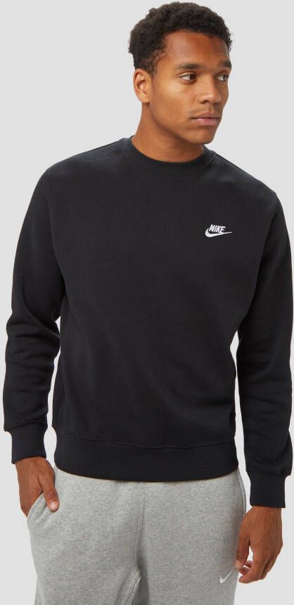 Nike Sportswear Club Fleece Shirt met ronde hals Zwart