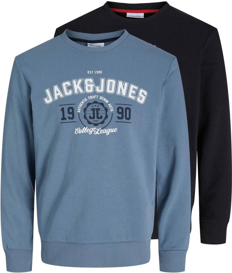 jack & jones Andy Crew Neck Sweater Heren(2 pack )