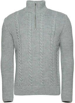 Superdry Trui Pull torsadé en laine mélangée Henley