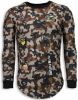 Sweater Justing 23th US Army Camouflage Shirt Long Fit Sweater - online kopen