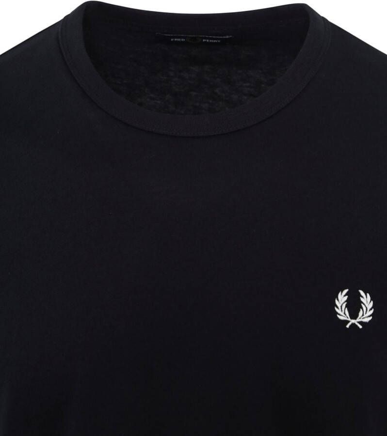 Fred Perry Core Tonal Ringer Short Sleeve T Shirt Heren Blue Heren