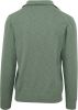Gant Flamme Sweater met Rits Kalamata Green Heren online kopen