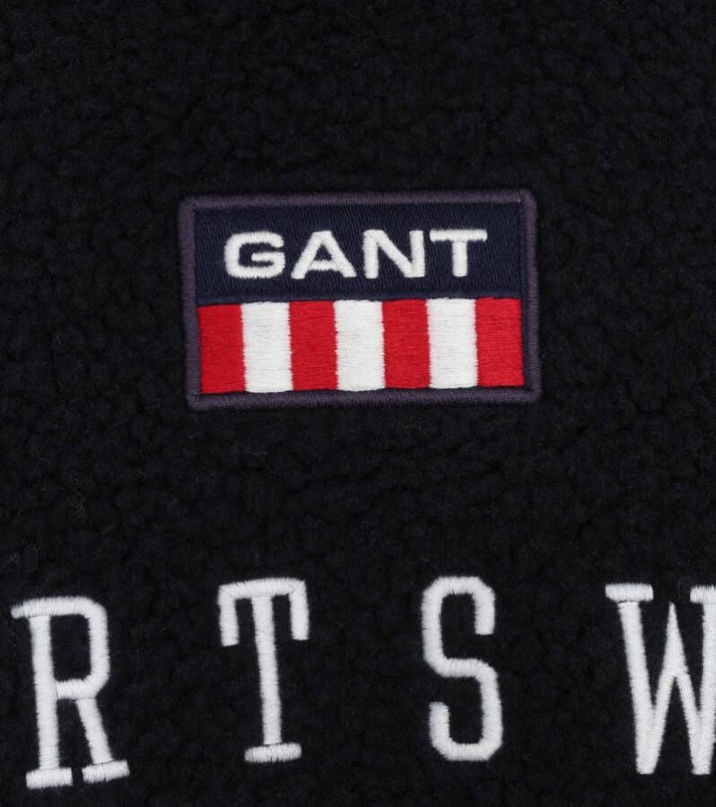 Gant Fleece trui d2. retro flag fleece hoodie 2067002/433
