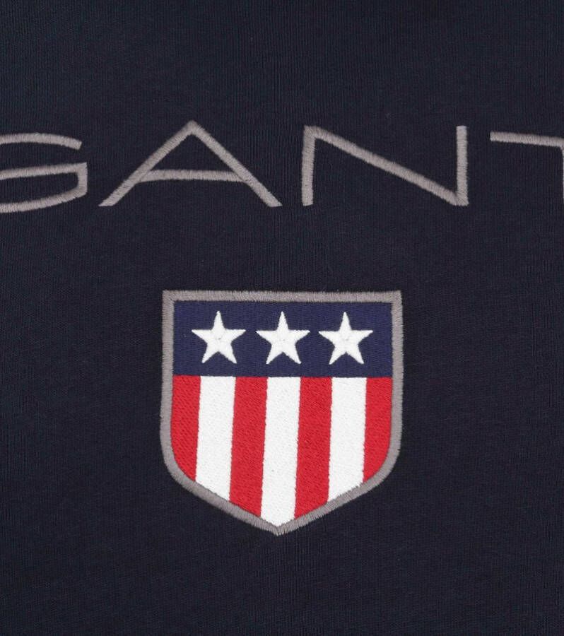Gant Hoodie Shield Sweat Hoodie opvallend borduursel