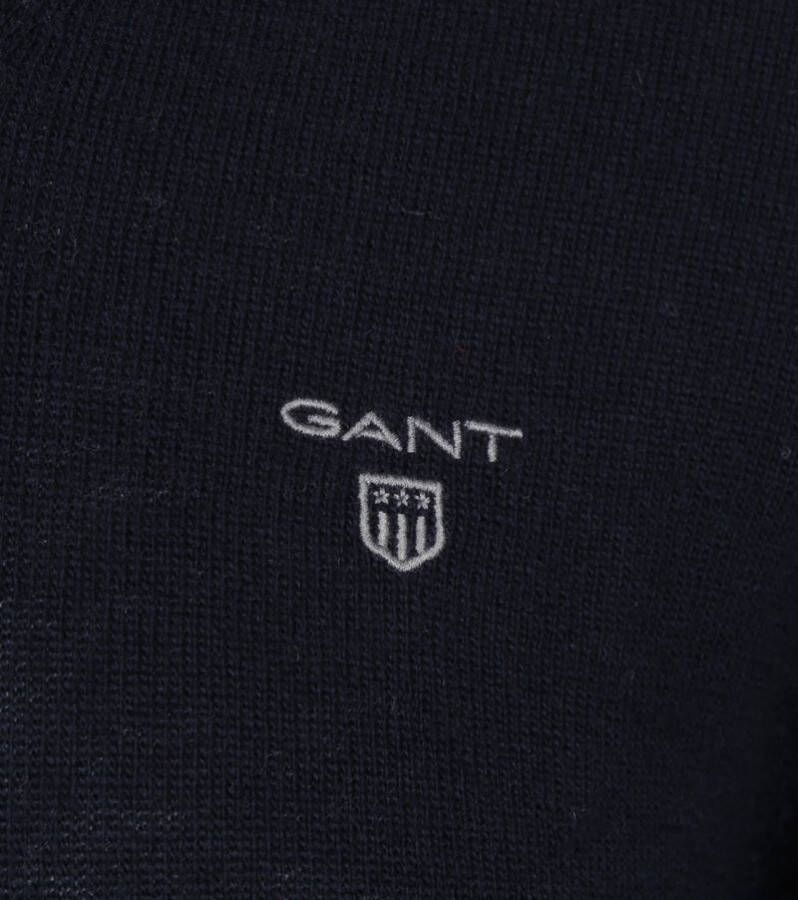 Gant 8010520 Md. Extrafine V hals , Blauw, Heren