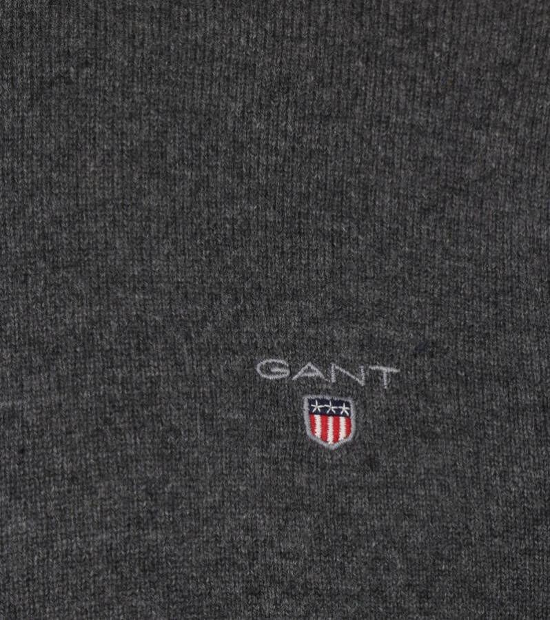 Gant Fijngebreid vest van lamswol met ritssluiting