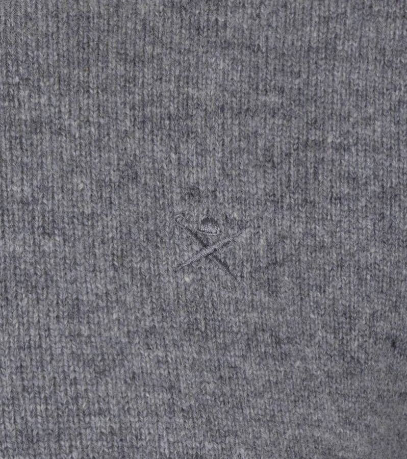 Hackett Ronde hals gekweek , Grijs, Heren