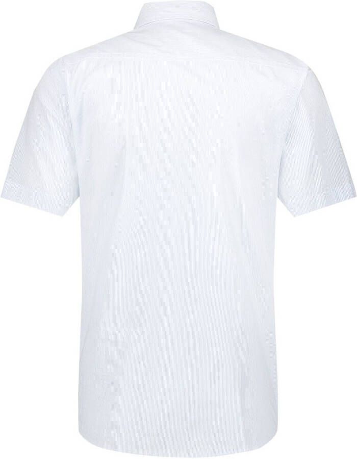 McGregor Overhemd Korte Mouwen Strepen Lichtblauw