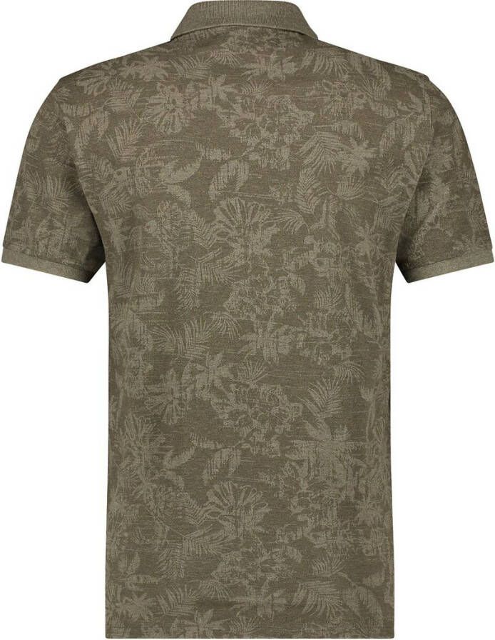 McGregor regular fit polo met all over print groen