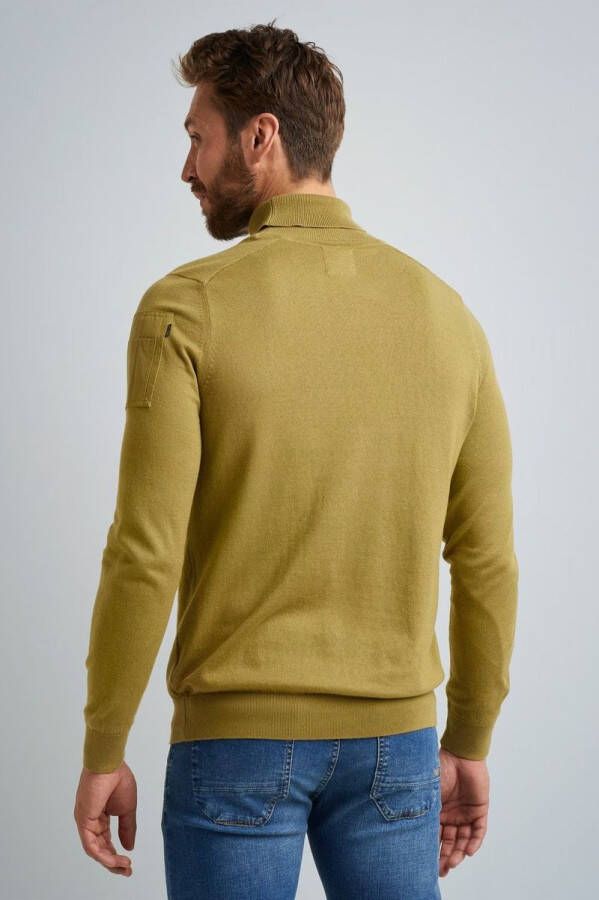 PME Legend Turtleneck Cotton Elite Knit Willow , Bruin, Heren