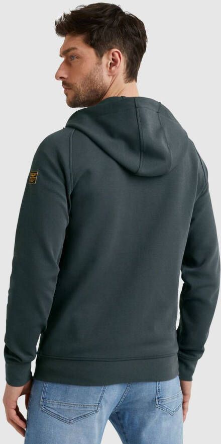 PME Legend Donkerblauwe Jack Zip Jacket Interlock Sweat