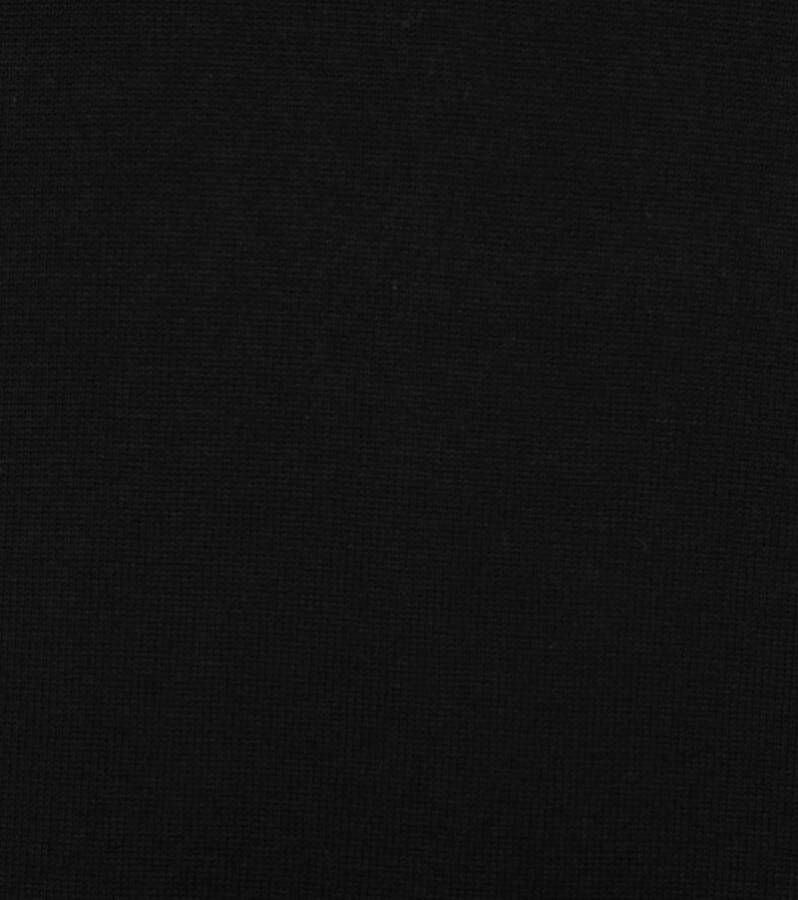 Suitable Katoen Vini Pullover V Hals Zwart
