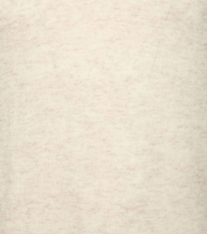 Suitable Lamswol Pullover V Hals Beige