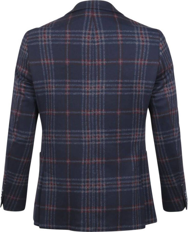 Suitable Respect Colbert Montreal Ruit Flex Donkerblauw