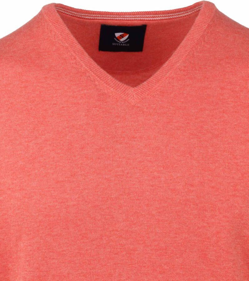 Suitable Respect Vini Pullover V Hals Grapefruit