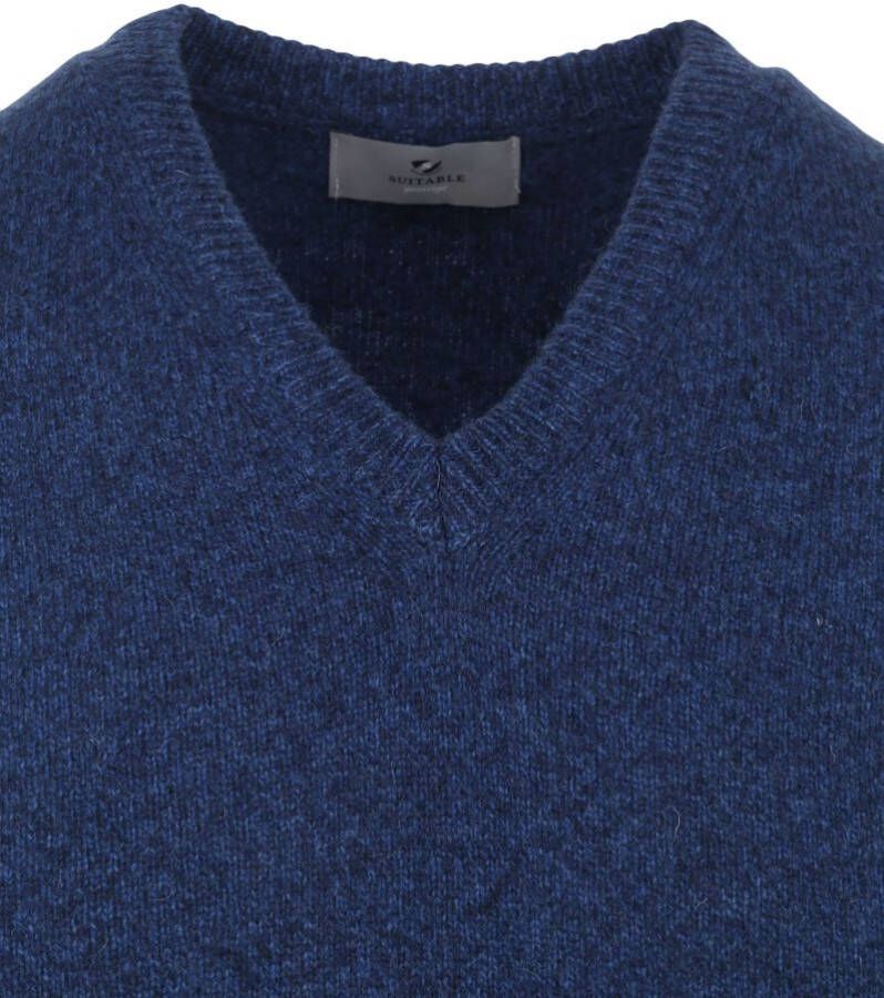 Suitable Spencer Wol V Hals Navy