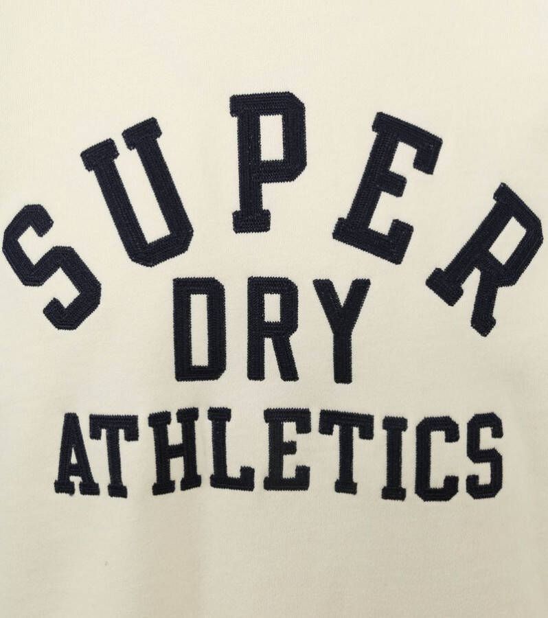 Superdry Vintage gym athletic crew winter cream(m2012099a 4px ) online kopen