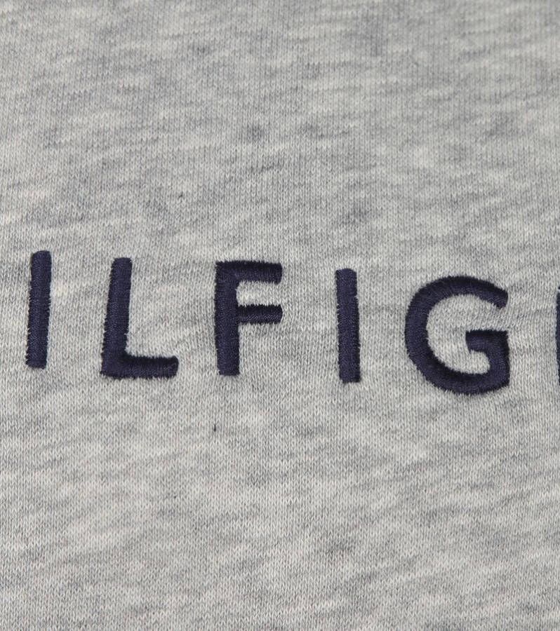 Tommy Hilfiger Herren Kapuzensweatshirt Logo Hoody , Grijs, Heren