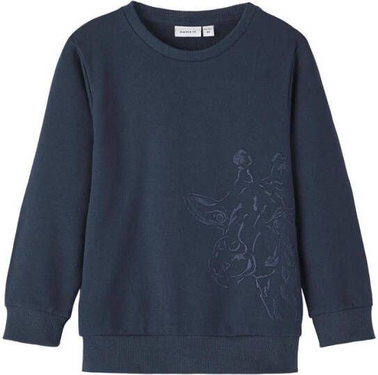name it Truien Dani Sweat Unb Donkerblauw