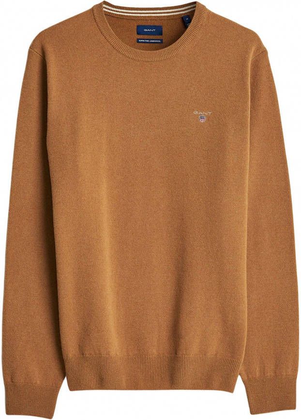 Gant Pullover Camel , Bruin, Heren