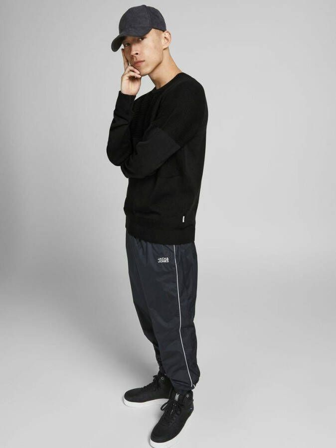 JACK & JONES CORE trui JCOSETH met textuur black