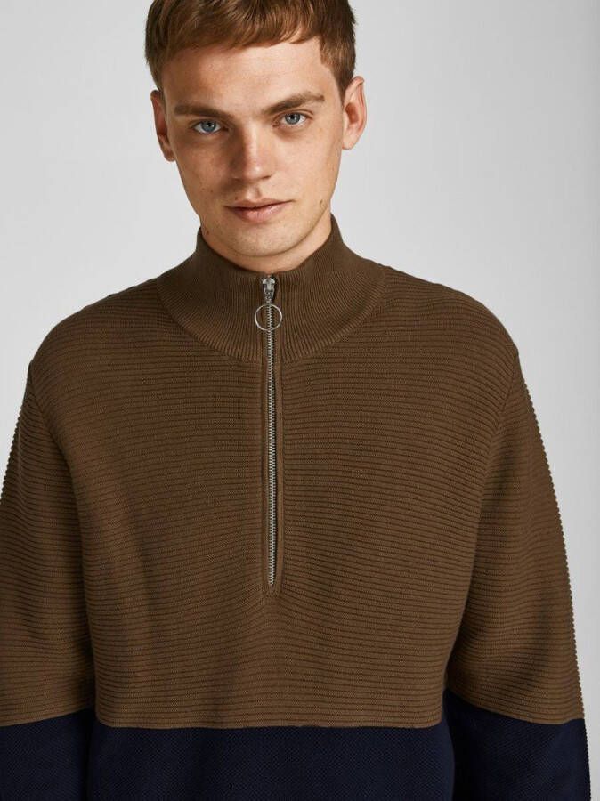 jack & jones Gebreide trui halve rits