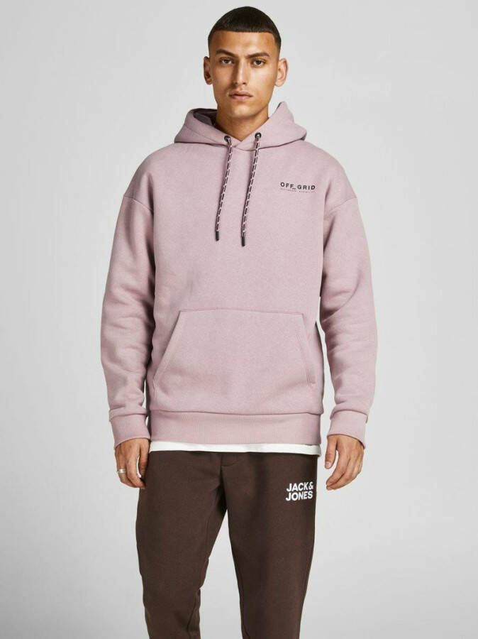 JACK & JONES CORE hoodie JCOCLOVER purple dove