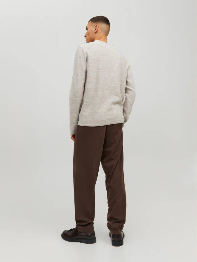 jack & jones Round neck Knitwear , Beige, Heren