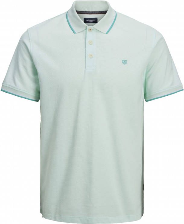 JACK & JONES PREMIUM regular fit polo JPRBLUWIN met contrastbies bay