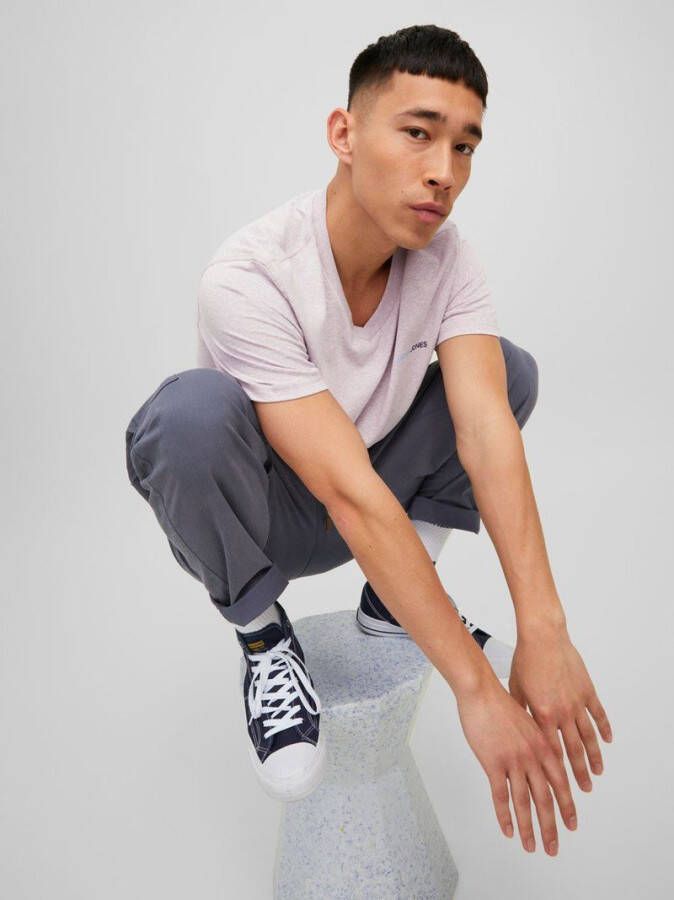 jack & jones T shirt v hals gemê, leerd