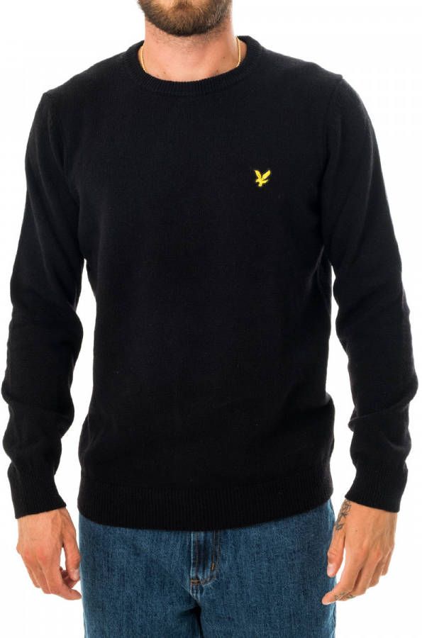 Lyle and Scott Maglione uomo crewnwck lambswool blend jumper kn921vf.w155