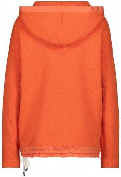 Monari Gebreide trui 100% katoen oranje