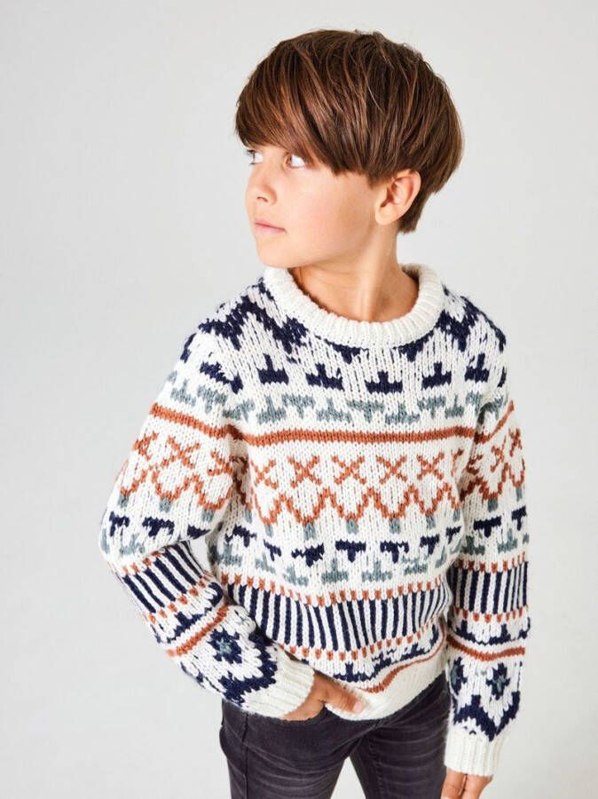 name it Gebreide trui jacquard