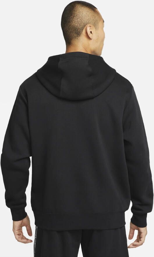 Nike sportswear repeat pullover fleece trui zwart/wit heren