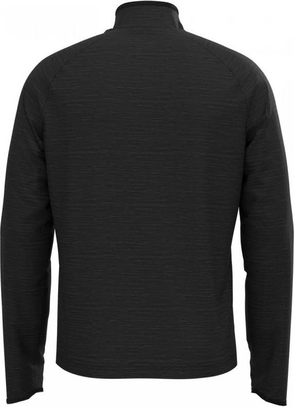 Odlo Millennium Element Half-zip Tussenlaagtop Zwart/Donkergrijs Mengeling