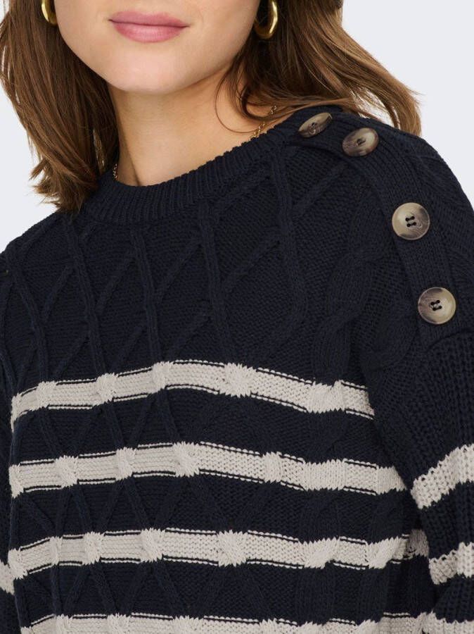 Only Gebreide trui gestreepte