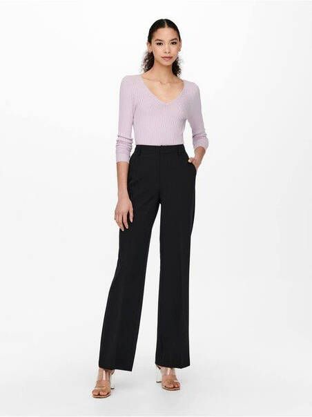 ONLY fijngebreide trui ONLAGATE met textuur lichtroze