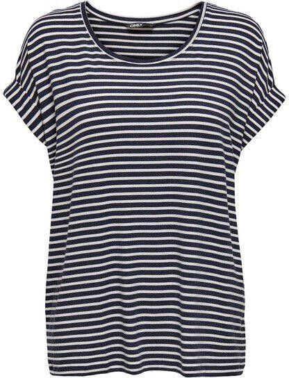Only T shirt ONLMOSTER met omslag aan de mouwen