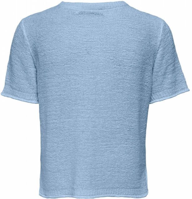 ONLY gebreide top ONLSUNNY lichtblauw