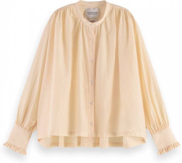 Scotch & Soda 161498 4173 oversized beachy shirt mango tango orange